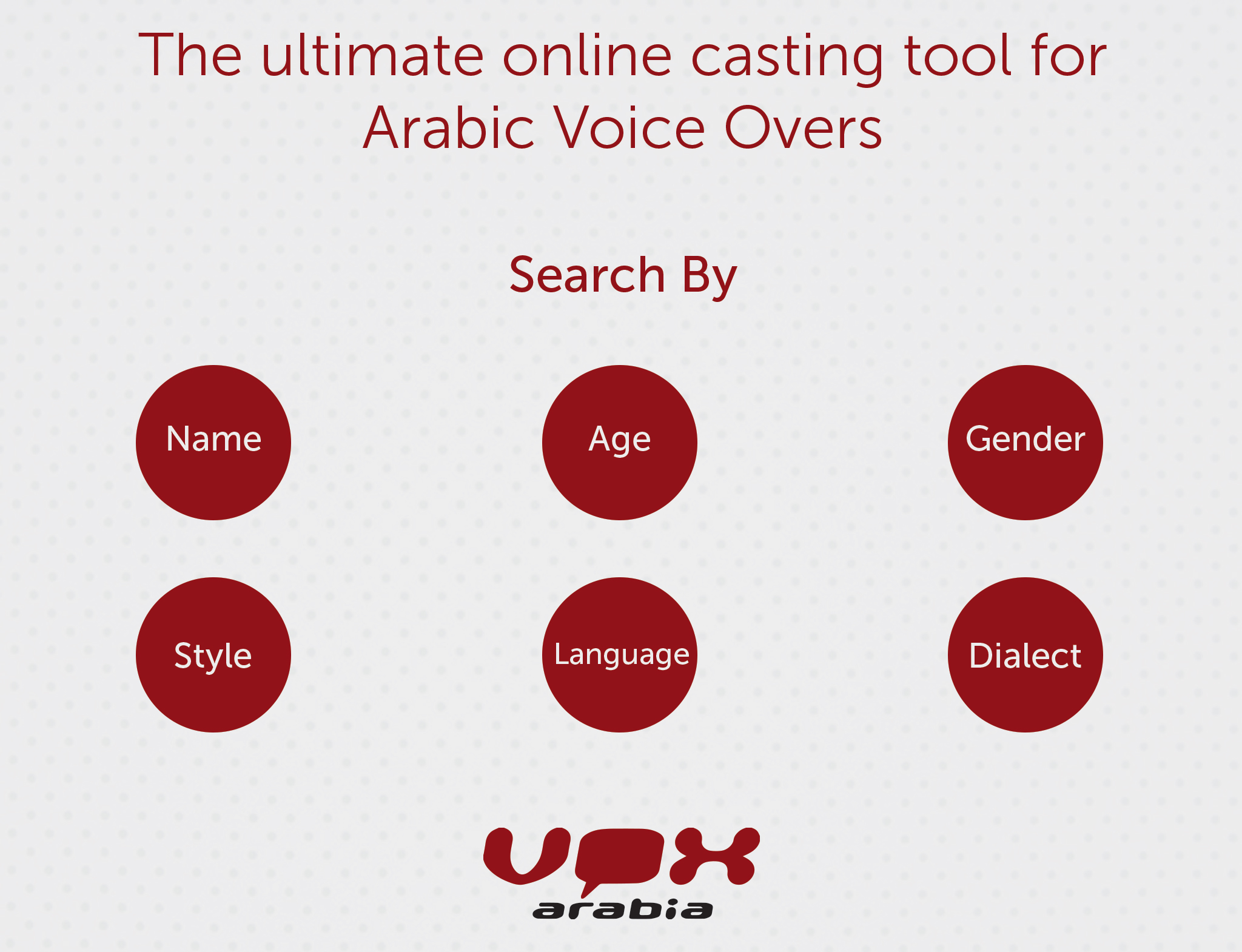 Casting Tool for Arabic Voice Overs | Vox Arabia