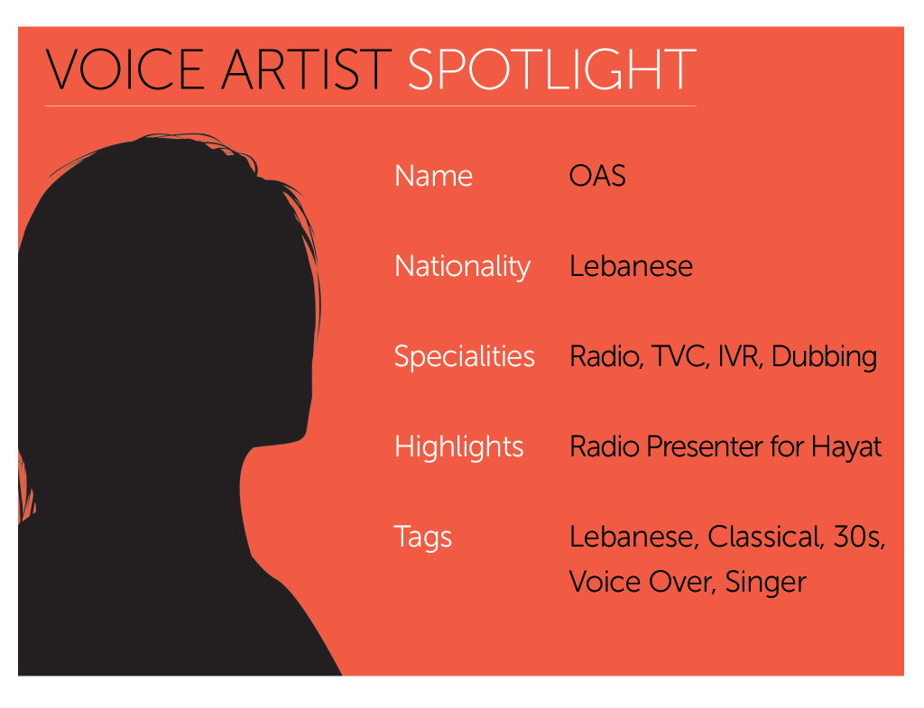 Arabic Voice Over Spotlight | OAS | Vox Arabia
