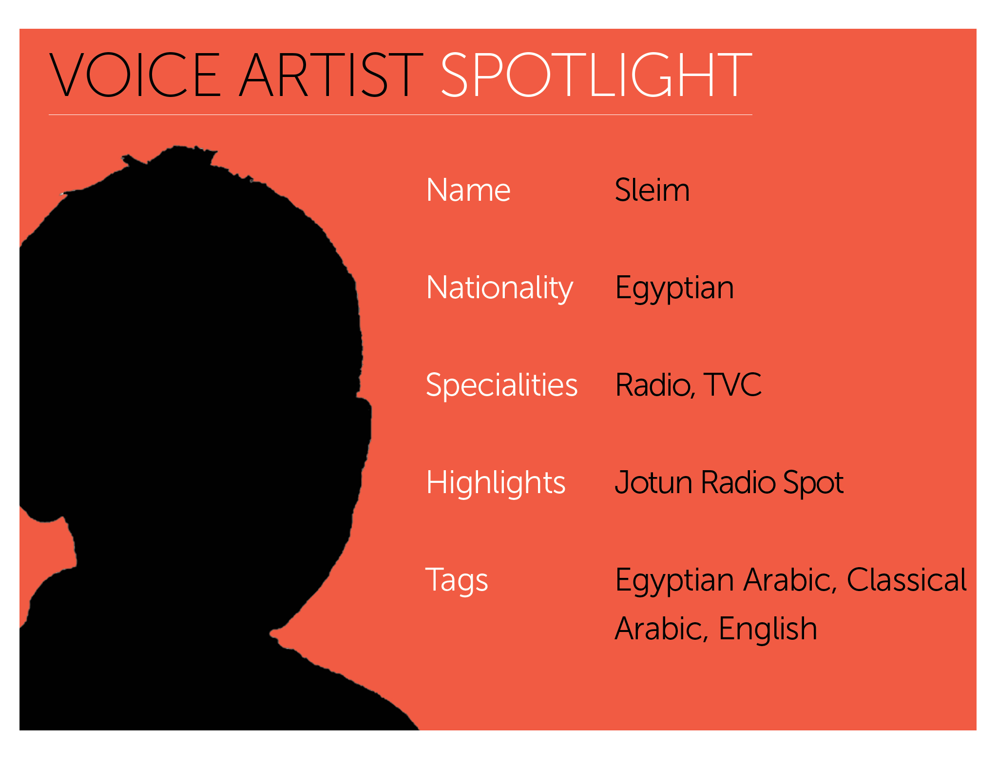 Arabic Voice Over Spotlight | Sleim | Vox Arabia